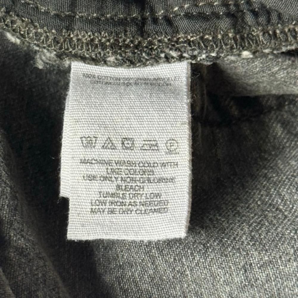 We The Free People Lita Distressed High Rise Straight Leg Jeans Black Sz 28 6 - Picture 11 of 15